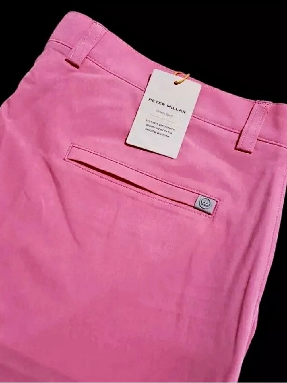 NEW Peter Millar Mens Crown Sport Performance Peppermint Size 36 Golf Shorts